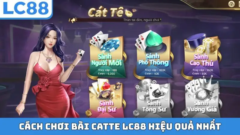 Cách chơi bài Catte LC88 hiệu quả nhất